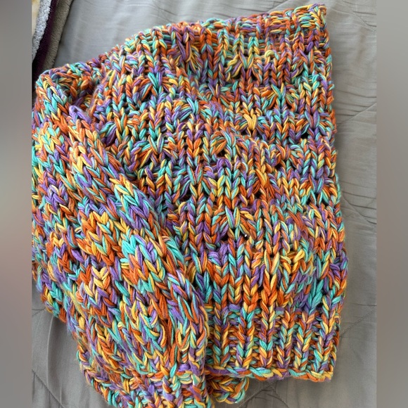 Princess Polly Knitted Cropped Rainbow Cardigan - Picture 2 of 6